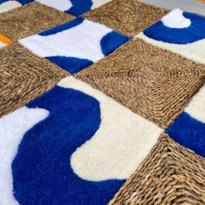 Patu y manu patu from almodovar artesanía manchega España española esparto lana diseño concept store alfombra tapiz tapices decoración divertida contemporáneo tradicional tufting fusión letras Madrid la Mancha regalo exclusivo eventos fibra natural sostenible custom hecho a mano DIY único regalo boda bautizo recién nacido letras iniciales exclusivo transformar encargo ético personalizada celebraciones piezas únicas sostenibilidad creativo diy craftcore Wearable custom art sustainable vintage